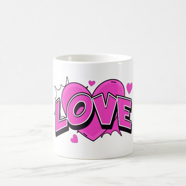 De Café taza clásica LOVE (Centro)