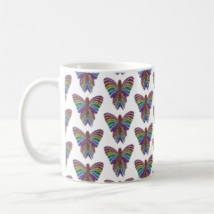De Café Taza clásica - Mariposa Arcoíris (patrón)
