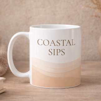 De Café Taza clásica Neutral Coastal Sips, 11 oz