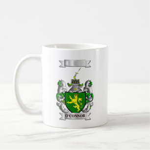 De Café Taza Clásica O'Connor Apellido y Escudo