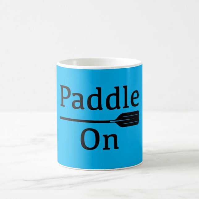 De Café Taza clásica Paddle On Design (Centro)