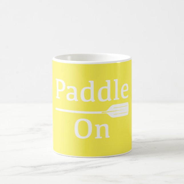De Café Taza clásica Paddle On Design (Centro)