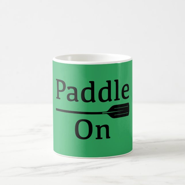 De Café Taza clásica Paddle On Design (Centro)