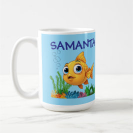 De Café Taza clásica personalizada Pequeño Pez