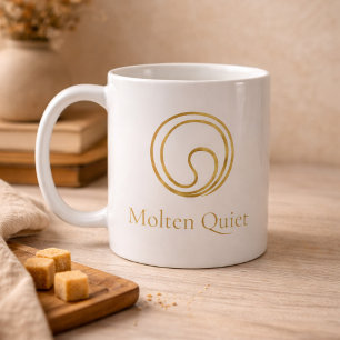 De Café Taza clásica Quiet Gold Swirl, 330 ml