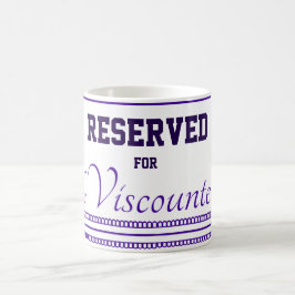 De Café Taza clásica reservada para La Vizcondesa, 11 oz