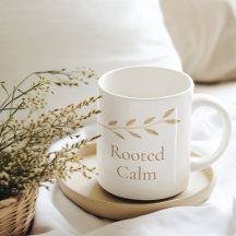 Taza clásica Rooted Calm Vine, 11 oz