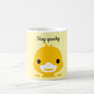 De Café Taza clásica Stay Quacky, 11 oz