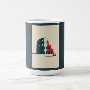 De Café Taza clásica Tricolor del Coliseo - Roma
