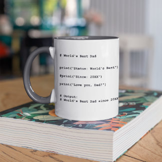 De Café Taza Código Mejor Papá del Mundo Personalizada – R