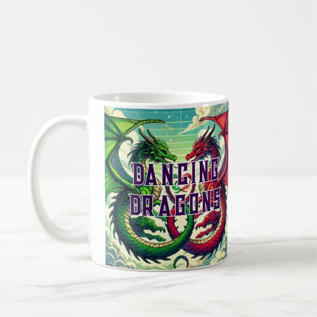 De Café Taza Coffe DANCING DRAZON (Izquierda)