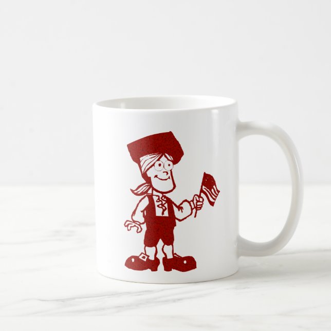 De Café Taza Colonial Patriótica (Derecha)