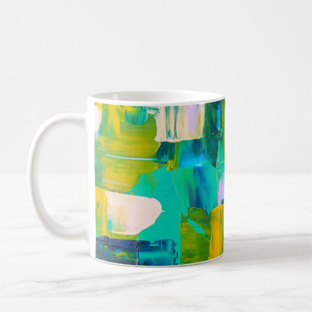 De Café Taza Colour Rush Abstract Oil Paint VI (Izquierda)