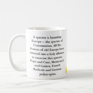 De Café Taza comunista del manifiesto