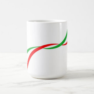 De Café Taza con bandera italiana