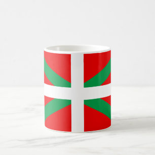 De Café Taza con bandera Vasca “Ikkurina "