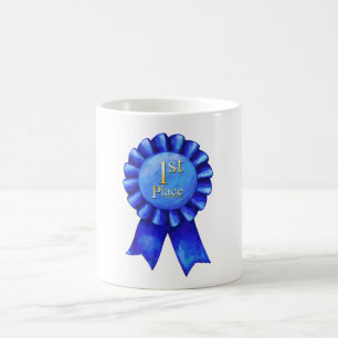 De Café Taza con cinta del primer lugar