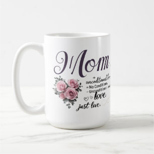 De Café Taza con cita del corazón infinito - Amor incondic
