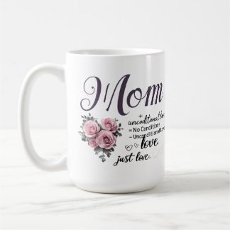 De Café Taza con cita del corazón infinito - Amor incondic