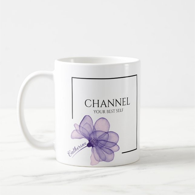 De Café Taza con cita inspiradora (Izquierda)