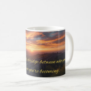De Café Taza con cita sobre la disciplina