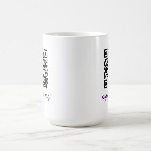 De Café Taza con código QR