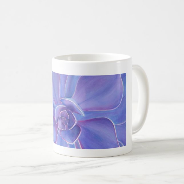 De Café Taza con diseño floral (Anverso derecho)