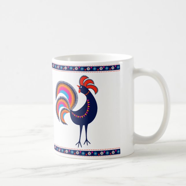 De Café taza con el gallo (Derecha)
