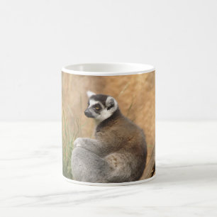 De Café taza con el lemur