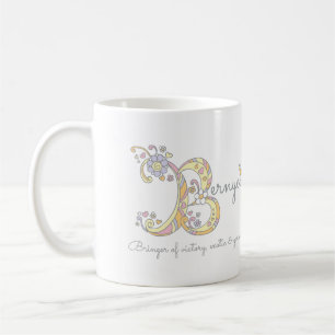 De Café Taza con el nombre Bernyce con la letra B y su sig