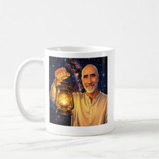 De Café Taza con Finnbarr sosteniendo linterna
