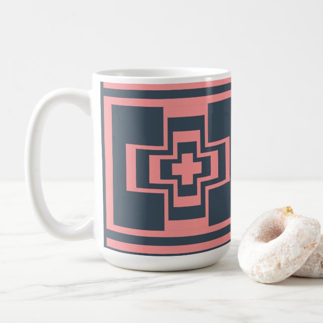 De Café Taza con firma Mesa Cross (Con donut)