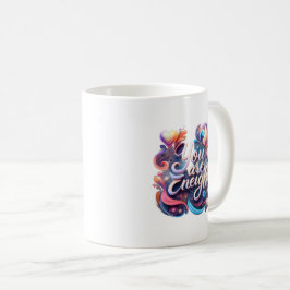 De Café Taza con Frase Inspiradora – Eres Suficiente