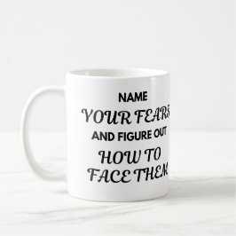 De Café Taza con Frase Motivacional - Nombra tus Miedos...