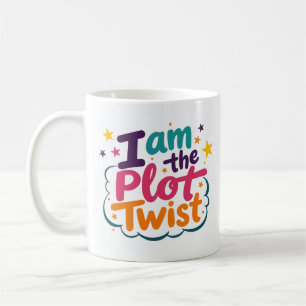 De Café Taza con Frase Negrita 'Soy el Giro Argumental'