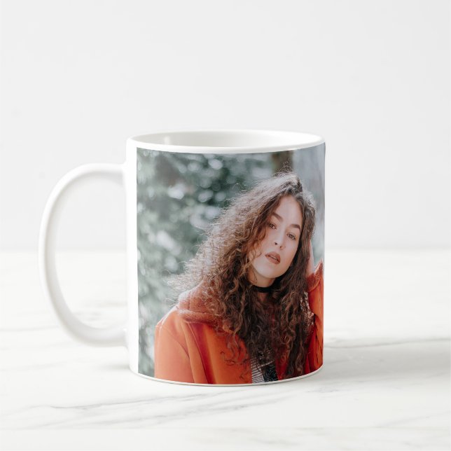 De Café Taza con guión personalizado para ella (Izquierda)