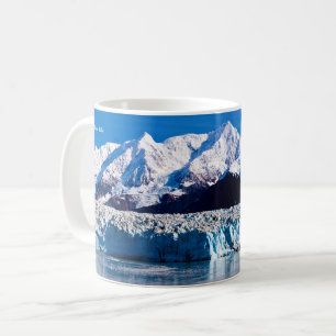 De Café Taza con Hubbard Glacier, Alaska