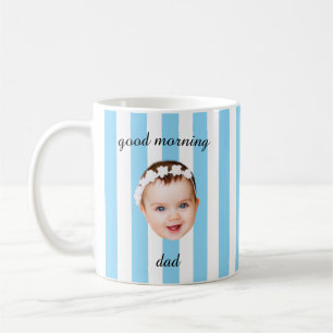 De Café Taza con la cara del bebé personalizada para nuevo