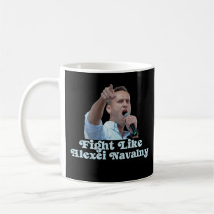 De Café Taza con la cita del activista Lucha como Alexei N