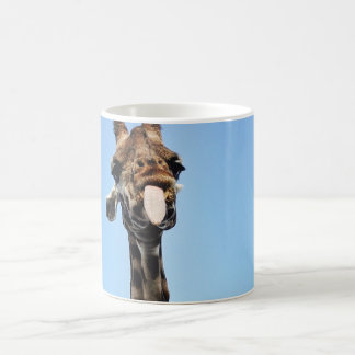De Café Taza con la jirafa divertida