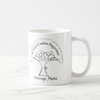 De Café Taza con lema