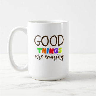 De Café Taza con Letra a Mano Positiva Moderna