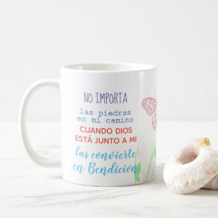 De Café Taza con mensaje - No importa las piedras...