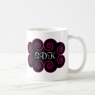 De Café Taza con monograma