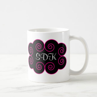 De Café Taza con monograma