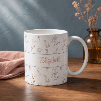 De Café Taza con nombre botánico neutral personalizado