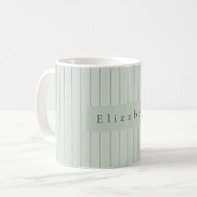 Taza con nombre moderno 