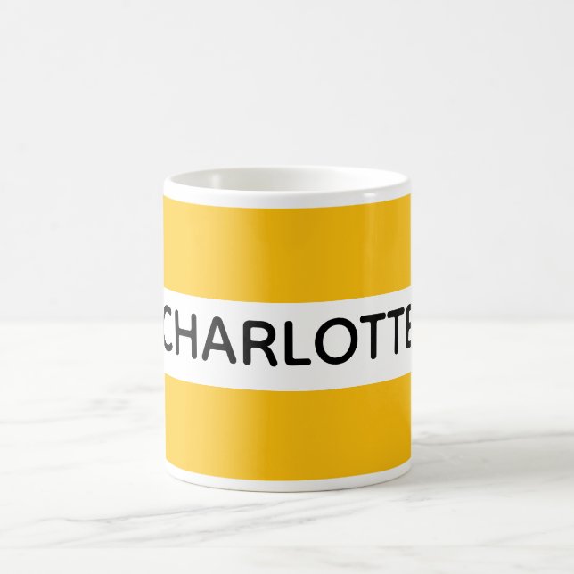 De Café Taza con nombre personalizado (Centro)