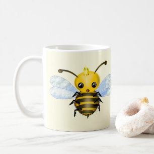 De Café Taza con Reina Abeja