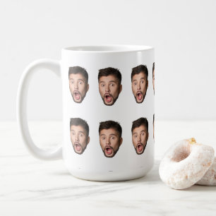 De Café Taza con rostro personalizado Foto imagen personal